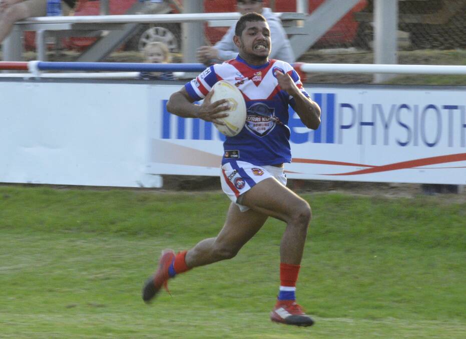 IMPRESSIVE: Mark Walker scored a try and was among the Bulldgos's best in their thrilling 24-23 win against South Newcastle. Picture: Michael Hartshorn