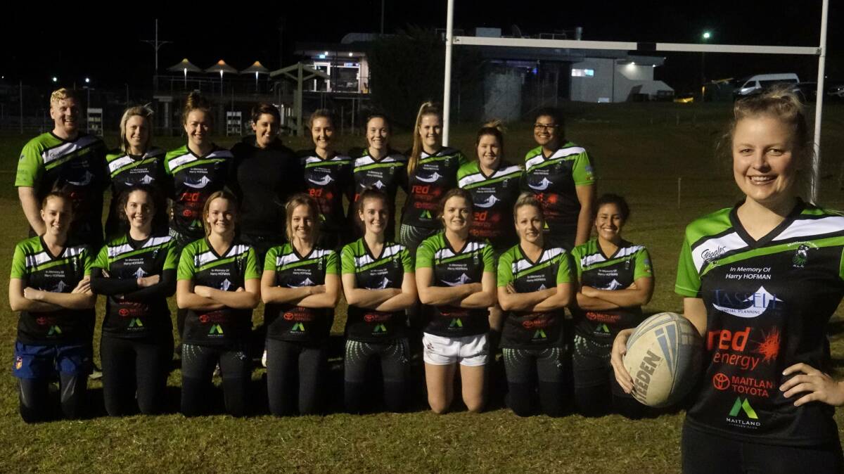 EXCITING CHALLENGE: Maitland Pickers captain Kathleen Maier and her teammates are centre stage for this week's Ladies in League round. Picture: Michael Hartshorn