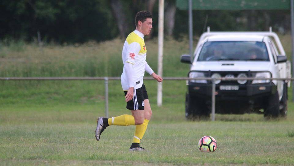 STRONG START: Recruit Travas McCabe scored a goal and set up the other in the Hornets' 2-1 trial match win against Kahibah.