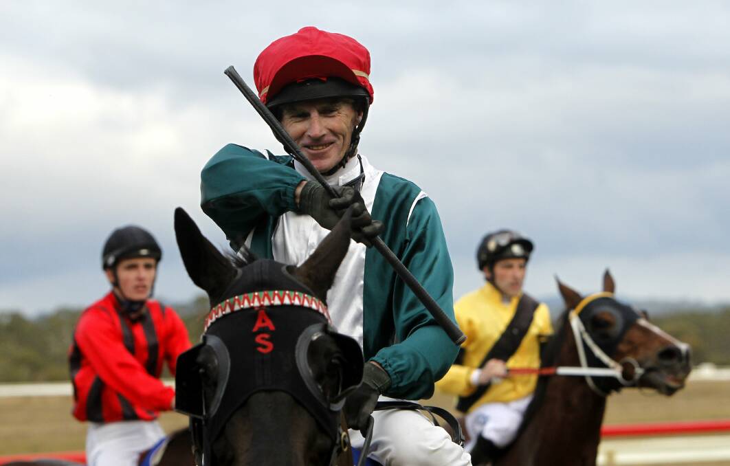 CONCUSSED: Robert Thompson is recovering after a fall in the mounting yard at Cessnock races.