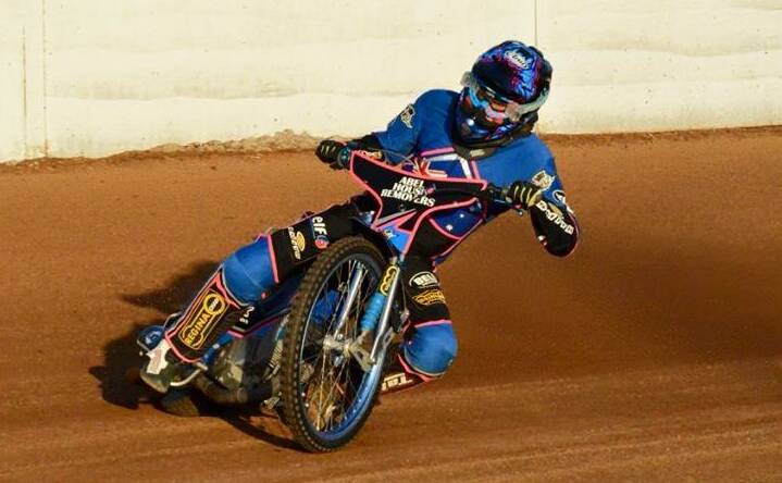 TALENTED FIELD: Queensland's Zane Kennedy riding in last year's speedway winter series. Picture: Courtesy Paul and Michael Galloway