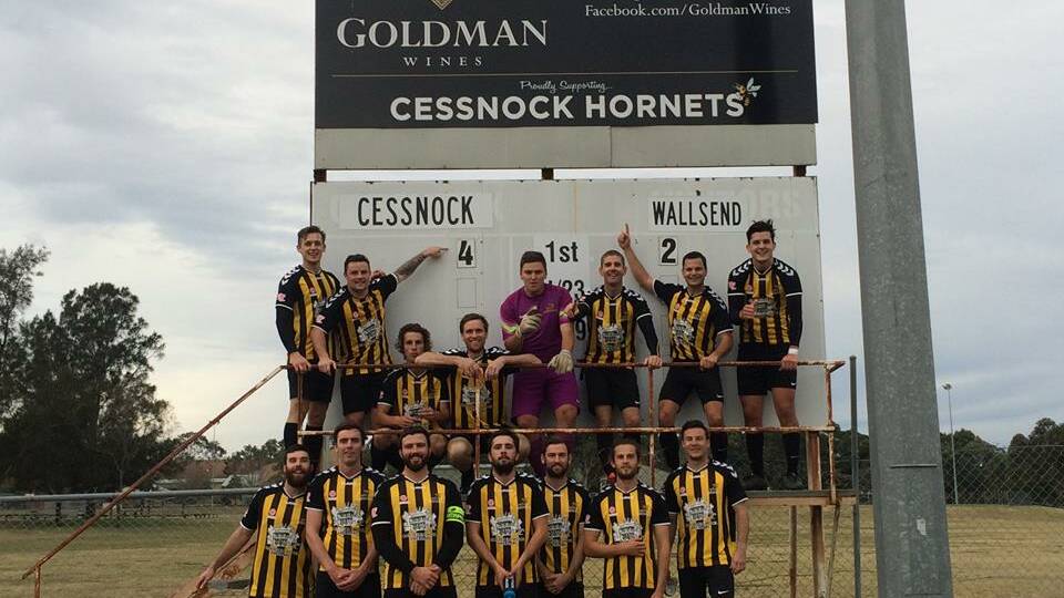 VICTORY: The Cessnock Hornets christened their new scoreboard with a win over Wallsend on Sunday. Picture: Facebook.