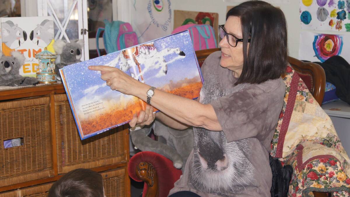SPECIAL GUEST: Children's author Ursula Dubosarsky visited Kurri Preschool last week.