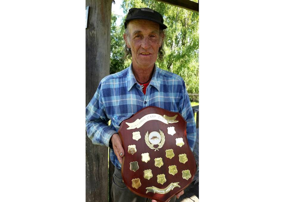 WINNER: Daryl Bowman took home the coveted Wollombi Tavern Carp Fishing Trophy with his winning haul of 39 fish. Picture: Angus Jon
