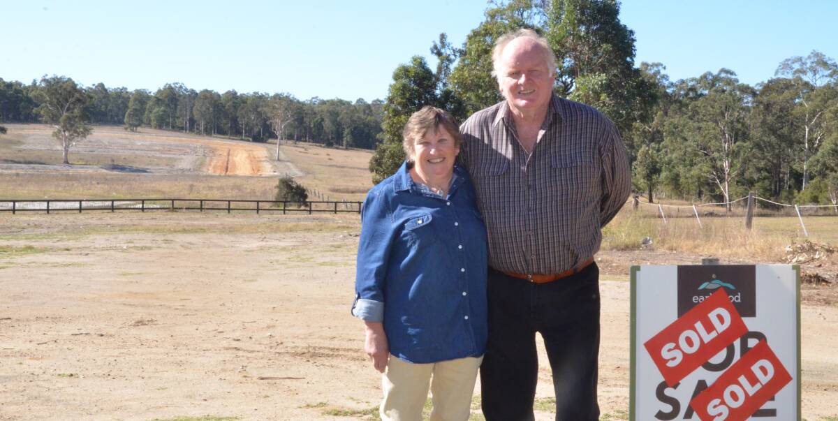 QUIET COUNTRY LIFE: Belinda and Grahame Chamberlain are among the first people to buy land at Earlwood Estate, a new development at Kitchener. Picture: KRYSTAL SELLARS
