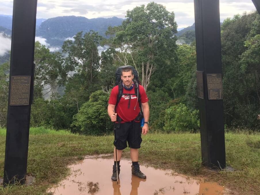 DETERMINED: Cessnock man Daniel Short completed the Kokoda Trail in Papua New Guinea on April 27, raising funds for beyondblue in the process.