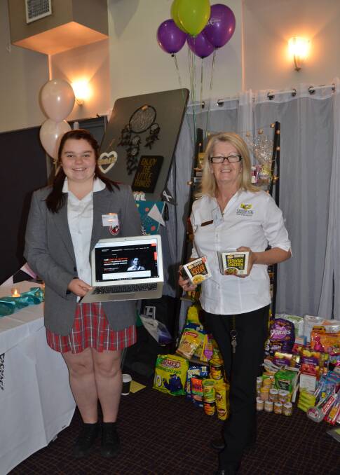 IMPORTANT CAUSE: Mount View High School student Naomi Martin and her community coach Tracy Enright, with their project supporting Carrie's Place.