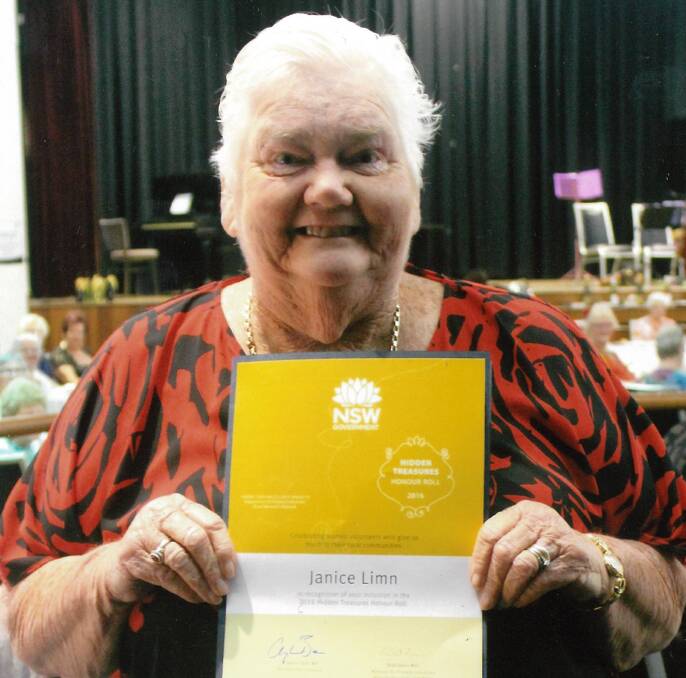 GEM: Janice Limn received her NSW Hidden Treasures Honour Roll award at Cessnock View Club's Christmas luncheon on November 17. Picture: supplied
