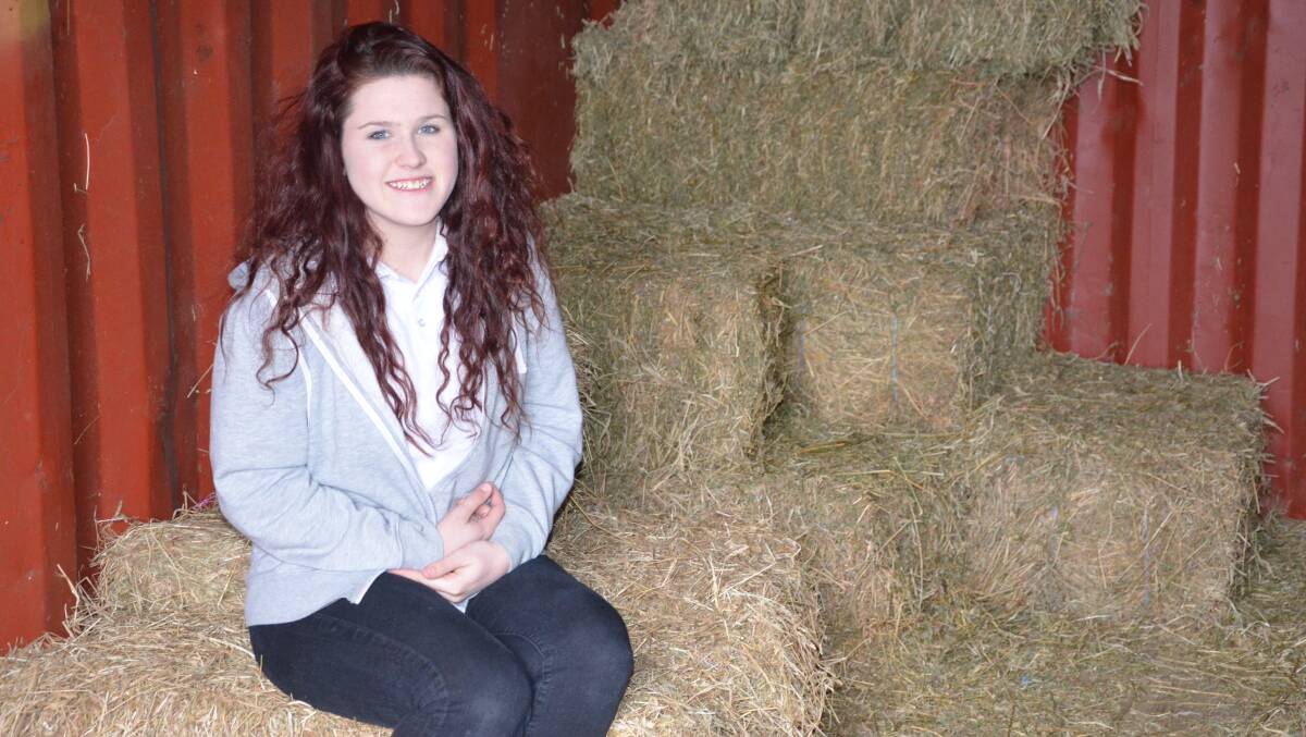 SUPPORTING FARMERS: Teagan Vernon, 16, of Paxton, organised an event that raised more than $1700 for the Buy A Bale campaign. Picture: KRYSTAL SELLARS