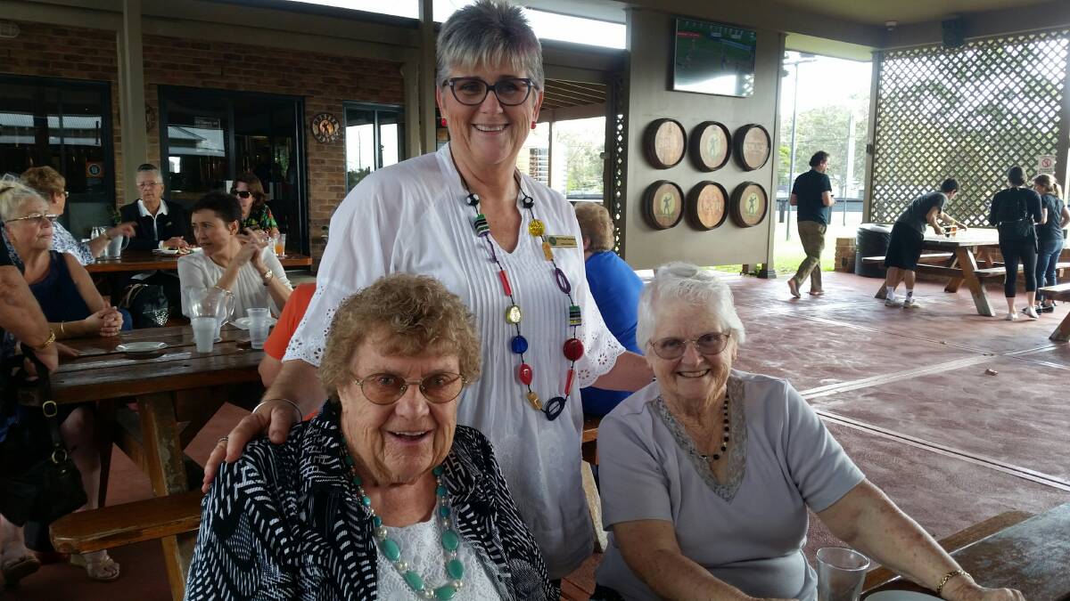 SPECIAL GUEST: Country Women's Association of NSW state president Tanya Cameron with Cessnock branch members Joan Trudgeon and Betty Holdcroft.
