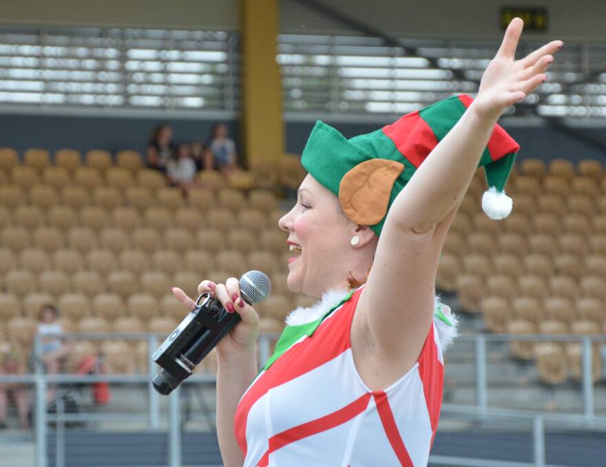 Wild Learning founder Emmie Hallett (pictured at Cessnock's Carols in the Park 2016) 