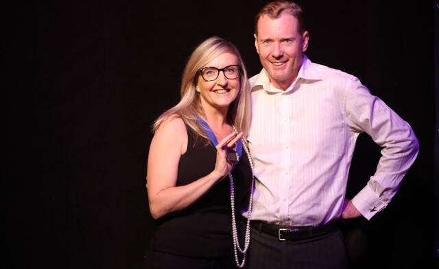 WINNERS: Hunter Valley Coffee Roaster owners Terissa Kerr-Robinson and Steve Robinson at the Compak Golden Bean Coffee Roaster Awards.