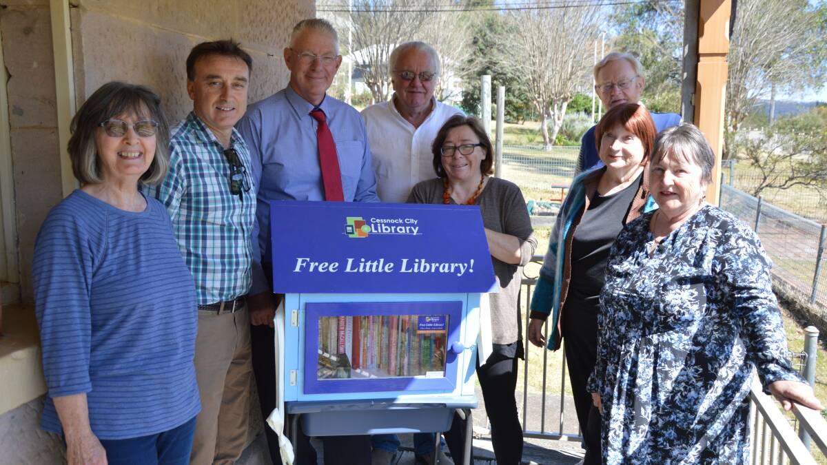 FOR THE COMMUNITY: Cessnock Council collaborated with the Wollombi School Community Education Trust to launch the Little Library at the former school site.