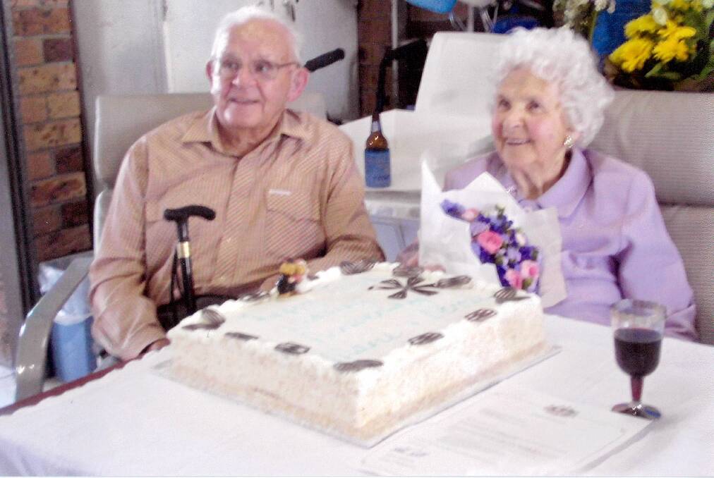 LOTS OF LOVE: Bernard and Marie Brown, of Stanford Merthyr, celebrated their 70th wedding anniversary on October 8. Picture: supplied.