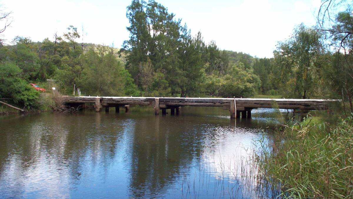 MUCH-NEEDED: Paynes Crossing bridge, on the road from Wollombi to Broke, will be replaced, thanks to funding from the Federal Government's Bridges Renewal Program.