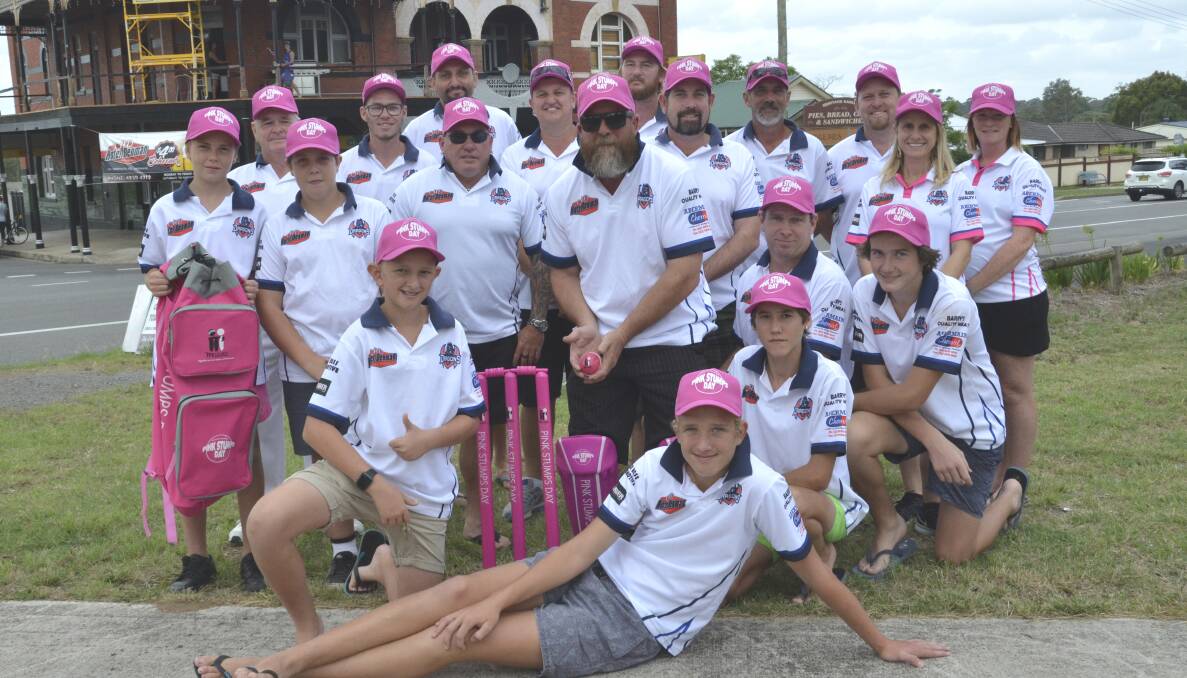 IN THE PINK: Hotel Denman Abermain Dragons Cricket Club players and supporters are gearing up for Pink Stumps Day on February 18. A fundraiser will be held at the pub after Saturday's games.