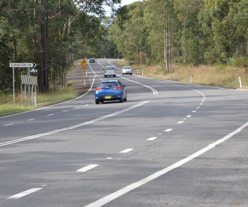 SAFETY IMPROVEMENTS: The Federal Government's Black Spot Program will provide $700,000 to upgrade Lake Road near Elrington Drive at Elrington.