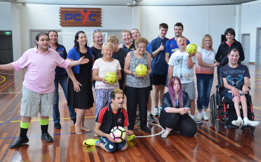 COLLABORATION: Representatives of local disability service providers are excited for the Come and Try Day at the Cessnock PCYC on Friday, December 2. Picture: Krystal Sellars