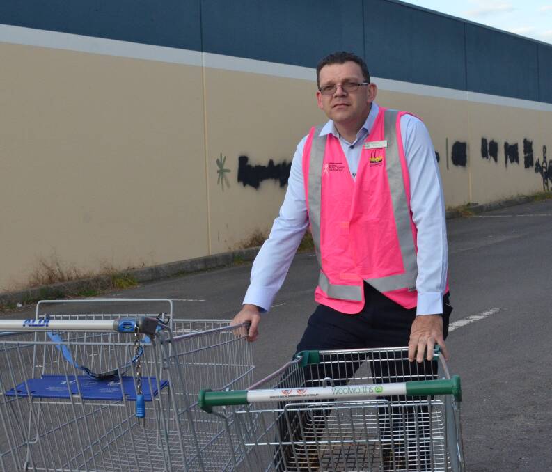 RESPONSIBILITY: Cessnock City councillor Paul Dunn asked the council to devise a policy that provides a solution the city's trolley dumping problem. Picture: Chelsea Harrison