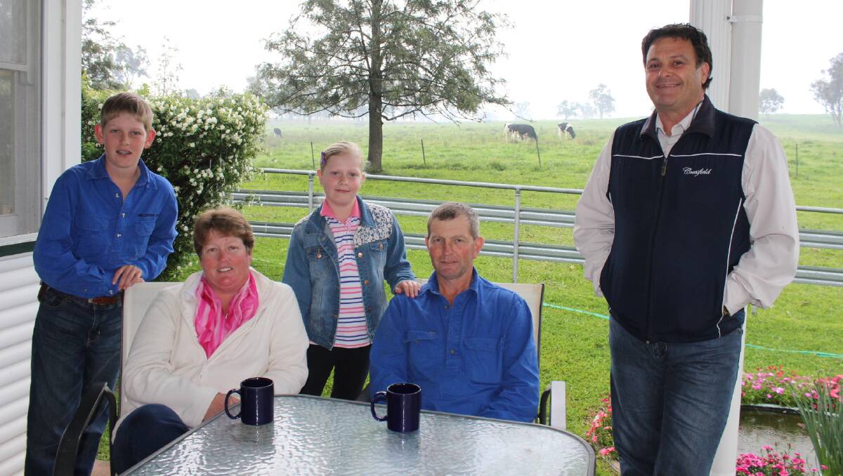 GOOD NEIGHBOURS: The Gillett family of Brandon and Cressfield Stud general manager Wayne Bedggood were among the first to sign access agreements to build the much-needed water pipeline to Murrurundi.