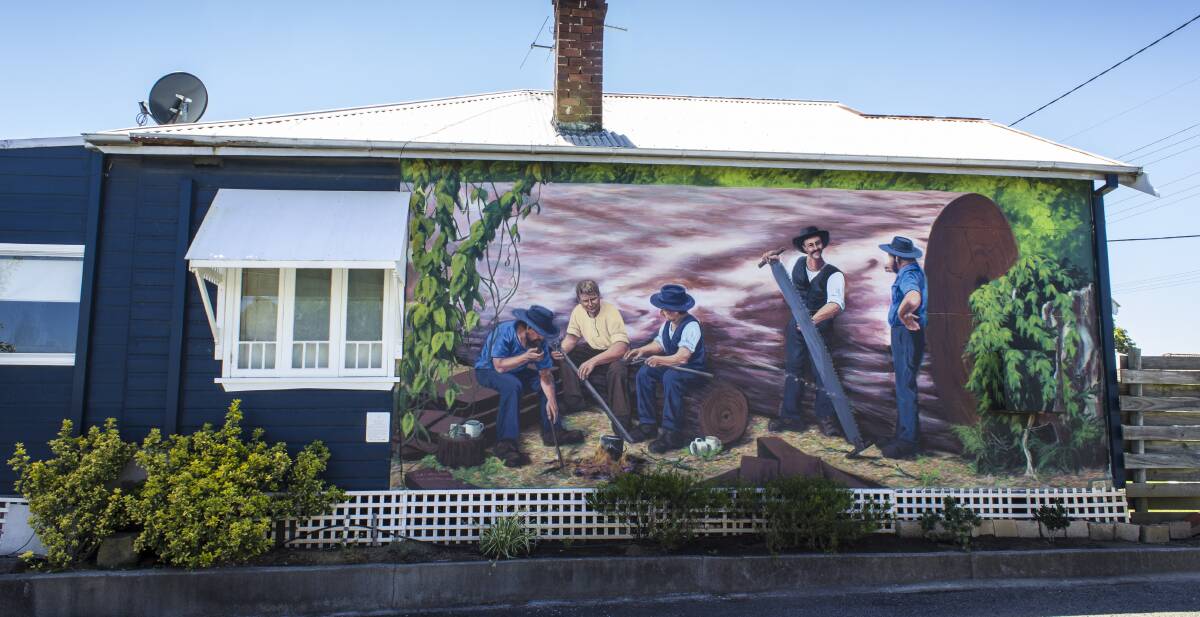 DEEP TALENT POOL: Over the years a wide range of artists have depicted the area’s local history, events and   culture via mural artwork.