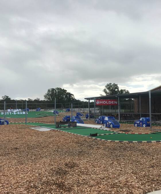 ON TRACK: Kearsley Go Karts Go will officially open its fantastic new Bathurst-themed Mount Putt-a-rama mini putt putt golf course and archery range on Good Friday.  