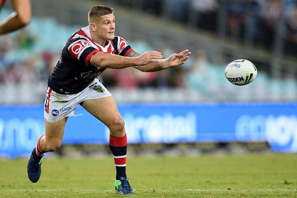 SIGNING: Cessnock Goannas recruit Paul Carter in action for the Sydney Roosters in March. Picture: AAP