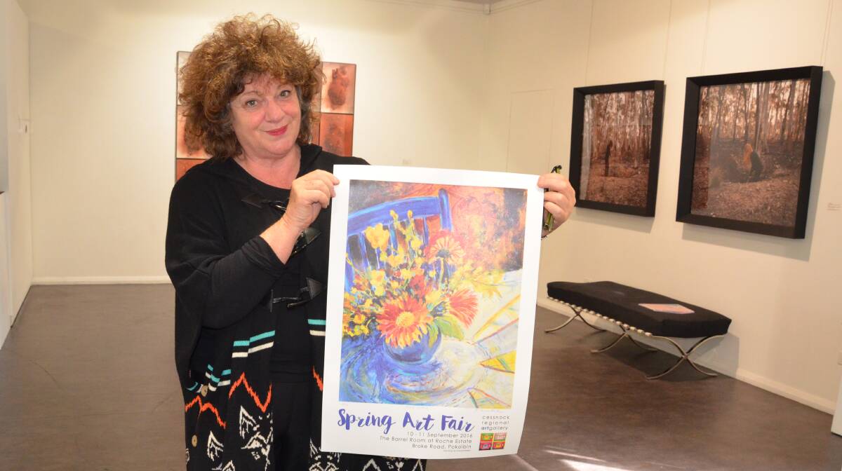 SPRING ART FAIR: Cessnock Regional Art Gallery volunteer Katrina Rose.