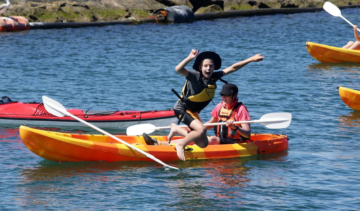 HAPPY TIMES: Activities such as canoeing have always been a great part of NSW Sport & Rec camps, but now face an uncertain future.