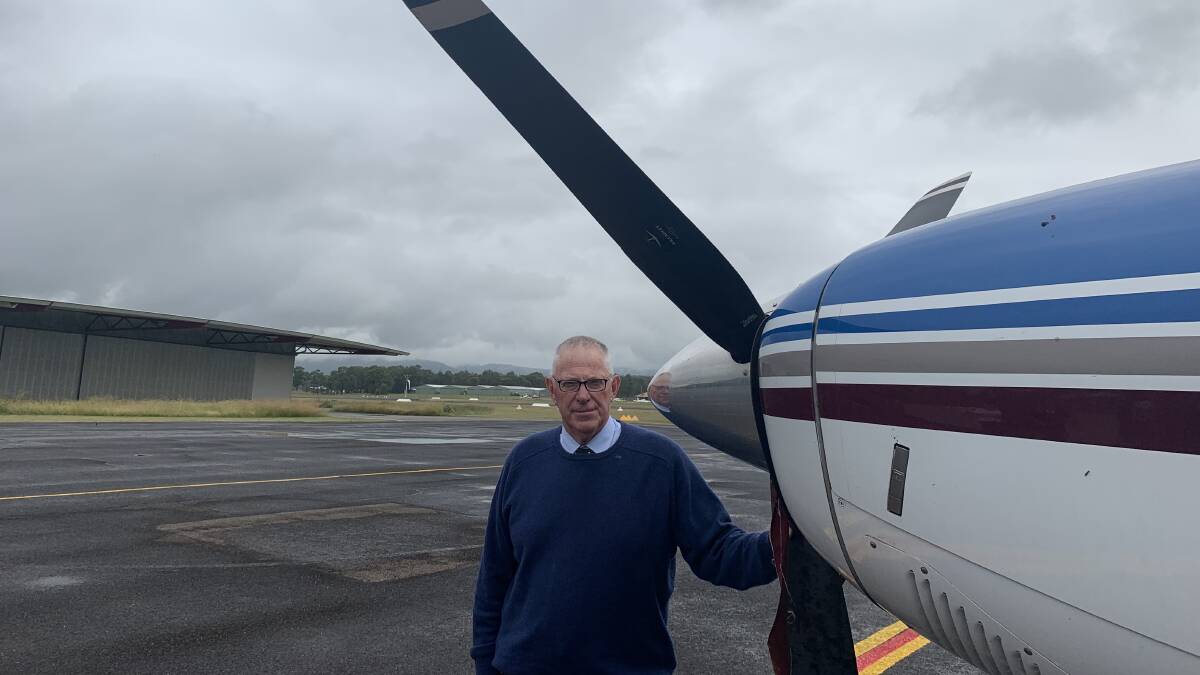 GOOD NEWS: Cessnock mayor Bob Pynsent is thrilled at the grant money that will go towards improving the airport. 