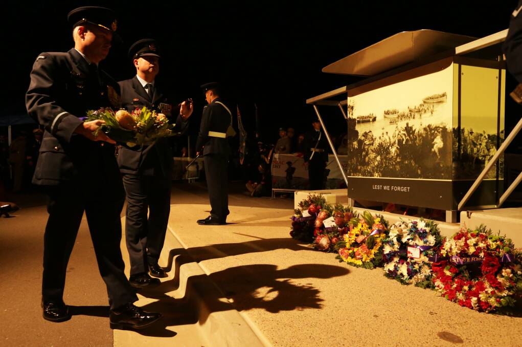 Hunter people flocked to the popular seaside Anzac Day dawn service at Nobbys on Monday to mark the 101st anniversary of the start of the Gallipoli conflict.