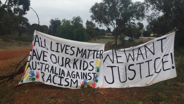 Family members and Kalgoorlie residents have been dimsayed since the death of Elijah Doughty. Photo: Heather McNeil.