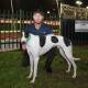 Vadim Roz with Who Knows Gus, his finalist in Dubbos $50,000 Ladbrokes Brother Fox on Saturday night. Picture supplied