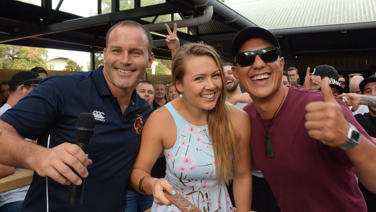 PUNTERS: Crowds flock to Newcastle pubs and clubs for the traditional Anzac Day game of two-up. Pictures: Brodie Owen