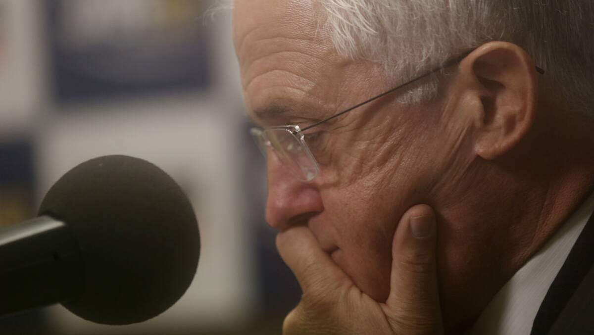THANKS: Prime Minister Malcolm Turnbull at a radio interview earlier in the year. Picture: Andrew Meares