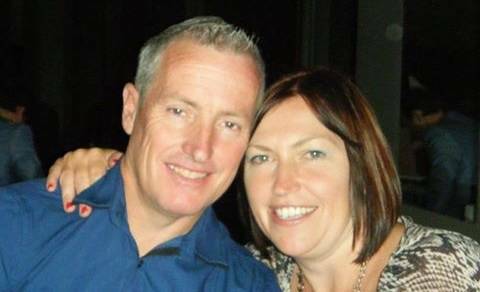 A photo of Darren Harris and Carol Ford taken a week prior to his sudden illness. 