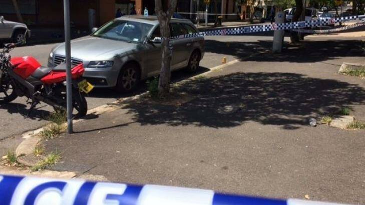 The Woolloomooloo crime scene where a 38-year-old man stabbed to death. Photo: NSW Police