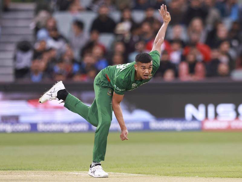 Taskin Ahmed has put Bangladesh in a strong position after wreaking more pain on Zimbabwe's batting. (AP PHOTO)