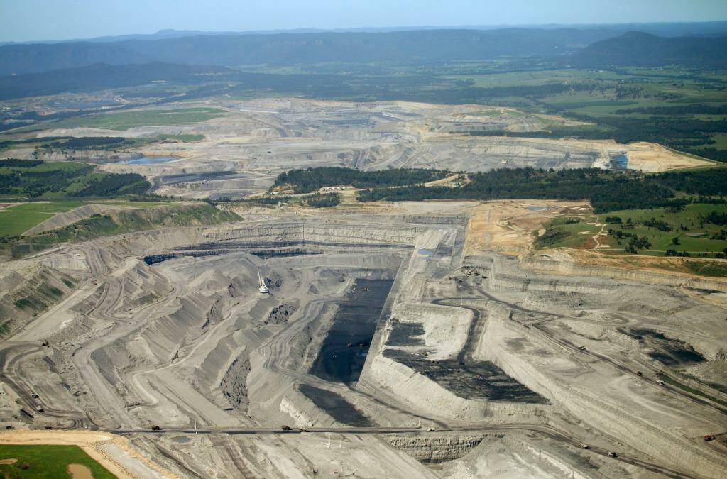 Rio Tinto's Warkworth mine in the Hunter Valley of NSW. Photo: Dean Osland