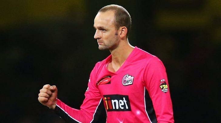 Spun out: Nathan Lyon will be a key player for the Sixers in the BBL final.