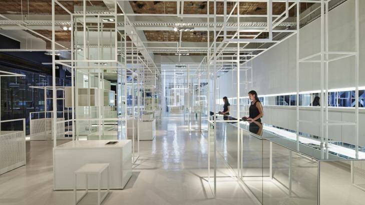 Architects SIBLING have created a special space for Melbourne concept store Dust. Photo: Peter Bennetts