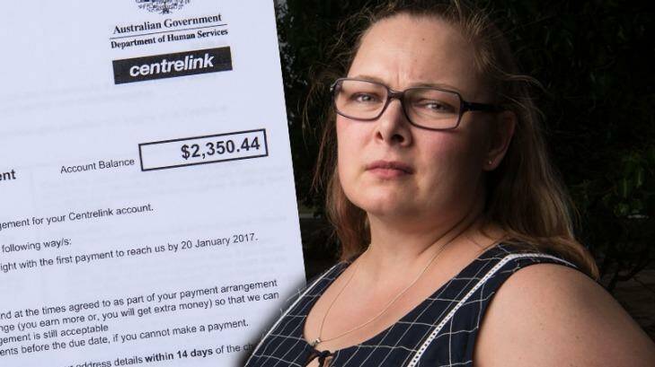 Janette Suffield received a debt letter from Centrelink.