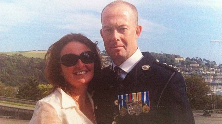Alisa Kefford Parker and partner Alasdair Baker, a former officer in the Royal Marines, who was working in security in Kenya when a speeding motorcyclist crashed into Alisa's car in Nairobi. 
 Photo: Supplied