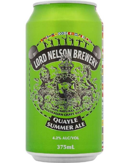Lord Nelson, Quayle Summer Ale, 4.2% ABV Photo: Supplied