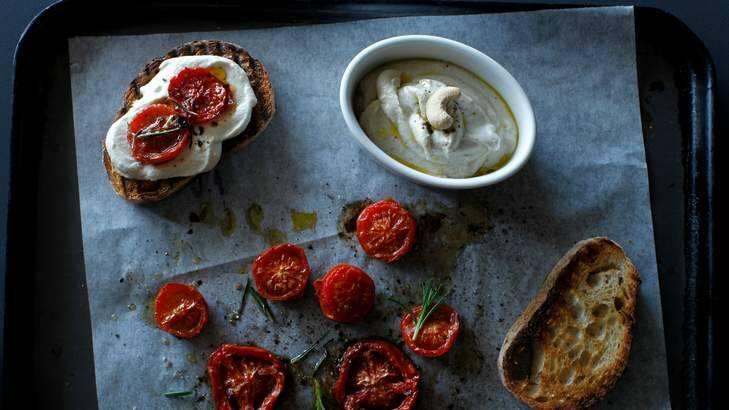 Knockout alternative: Cashew cream can be used as a dip or spread. Photo: Steven Siewert
