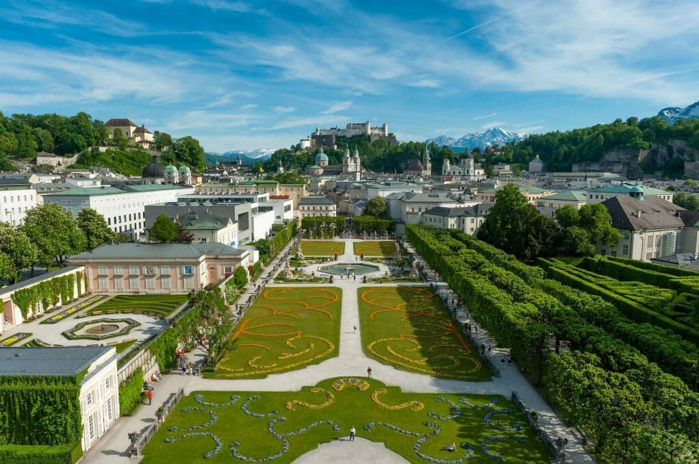 The Mirabell Gardens in Salzburg.  Photo: G?nter Breitegger