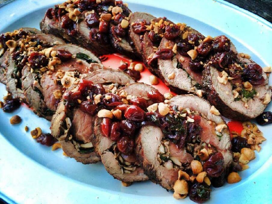 A meat based dish from Pete Evans' moveable feast. Photo: Supplied