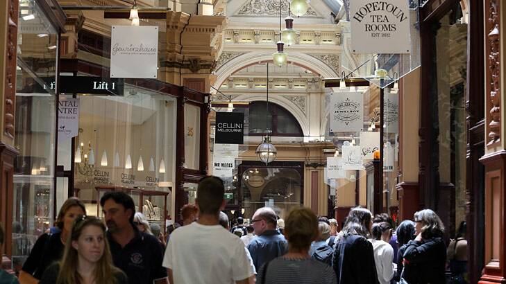 The Block Arcade in Melbourne recently changed hands at an estimated $100 million. Photo: Wayne Taylor