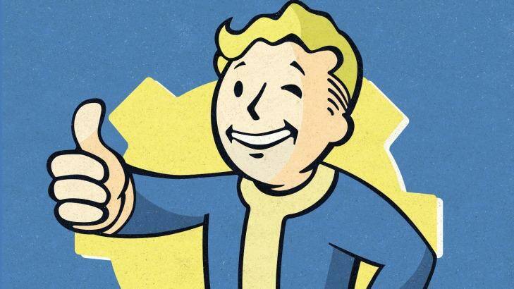 Vault Boy is the mascot of the Vault-Tec corporation in the games, and also of the <i>Fallout</i> games. You may have seen him recently on buses, billboards, or even the stairs of Southern Cross Station.