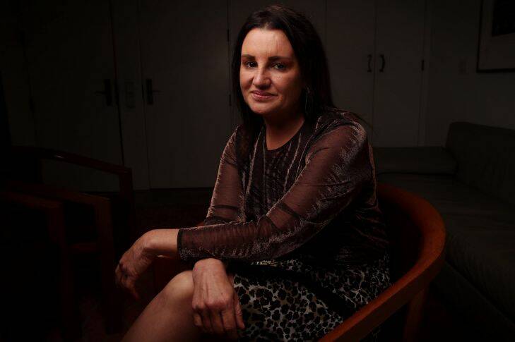 Senator Jacqui Lambie at Parliament House in Canberra on Thursday 23 March 2017. Photo: Andrew Meares  Photo: Andrew Meares